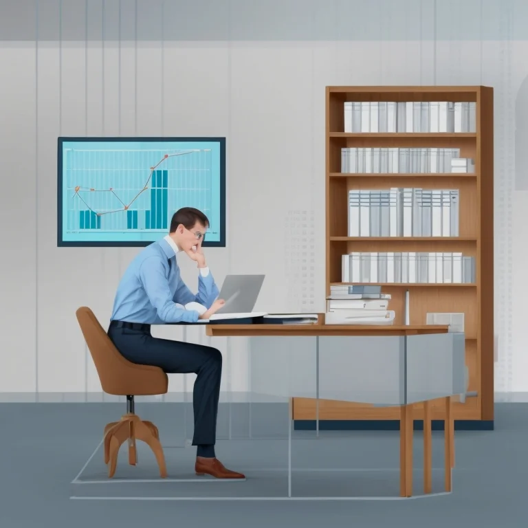 経営リテラシーを学ぶビジネスマン