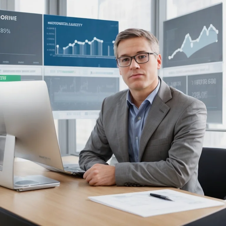 チームミーティングでの財務戦略の議論